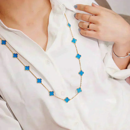 [⭐Spark]CLOVER 20 MOTIFS TURQUOISE GOLD