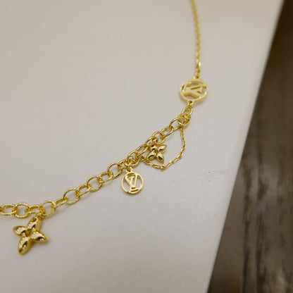 [⭐Spark]BLOOMING SUPPLE NECKLACE BRASS
