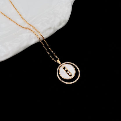 [⭐Spark]Demo MOVE MM NACRE BLANCHE DIAMOND NECKLACE