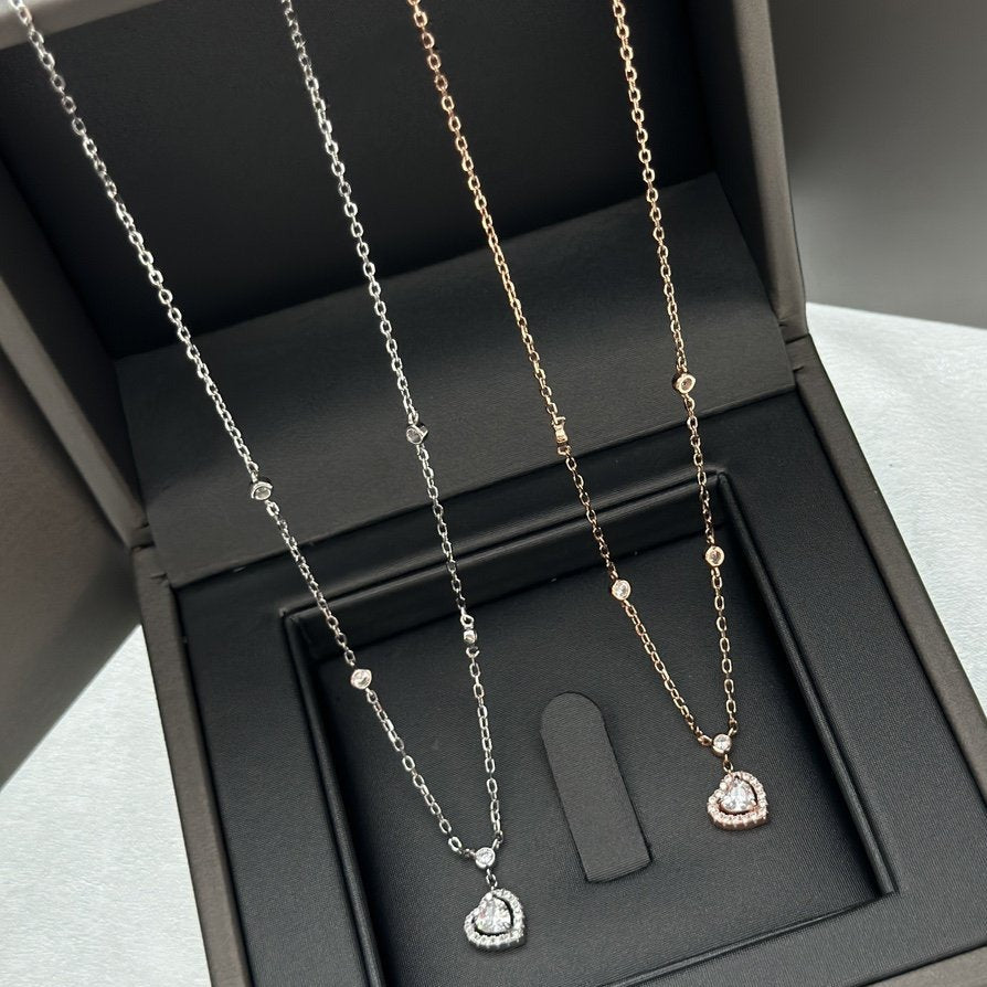 [⭐Spark]JOY HEART DIAMOND NECKLACE