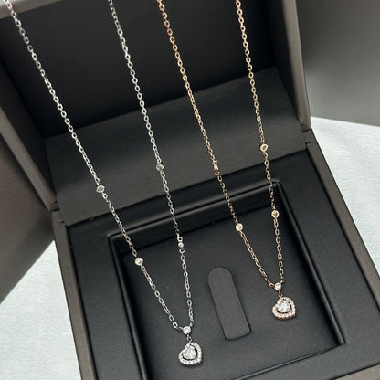 [⭐Spark]JOY HEART DIAMOND NECKLACE