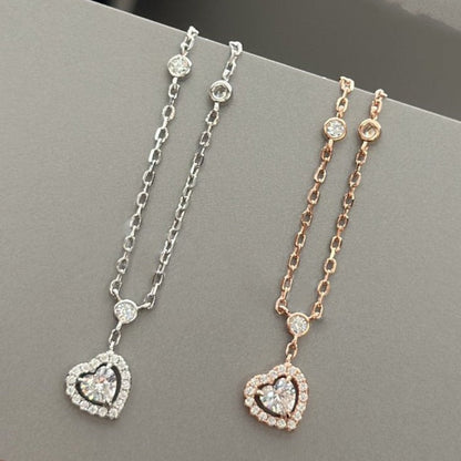 [⭐Spark]JOY HEART DIAMOND NECKLACE
