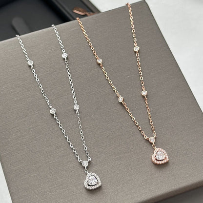 [⭐Spark]JOY HEART DIAMOND NECKLACE