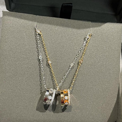 [⭐Spark]CHAIN MOVE ROMANE PEDAND NECKLACE