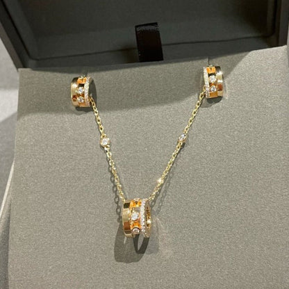 [⭐Spark]CHAIN MOVE ROMANE PEDAND NECKLACE