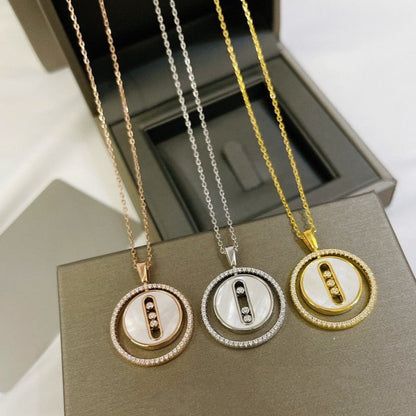 [⭐Spark]Demo MOVE MM NACRE BLANCHE DIAMOND NECKLACE
