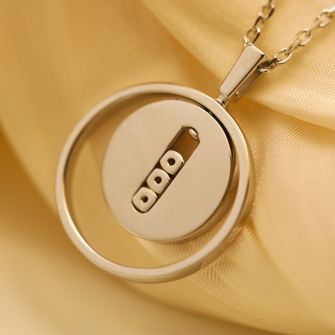 [⭐Spark]Demo MOVE MM SILVER DIAMOND NECKLACE