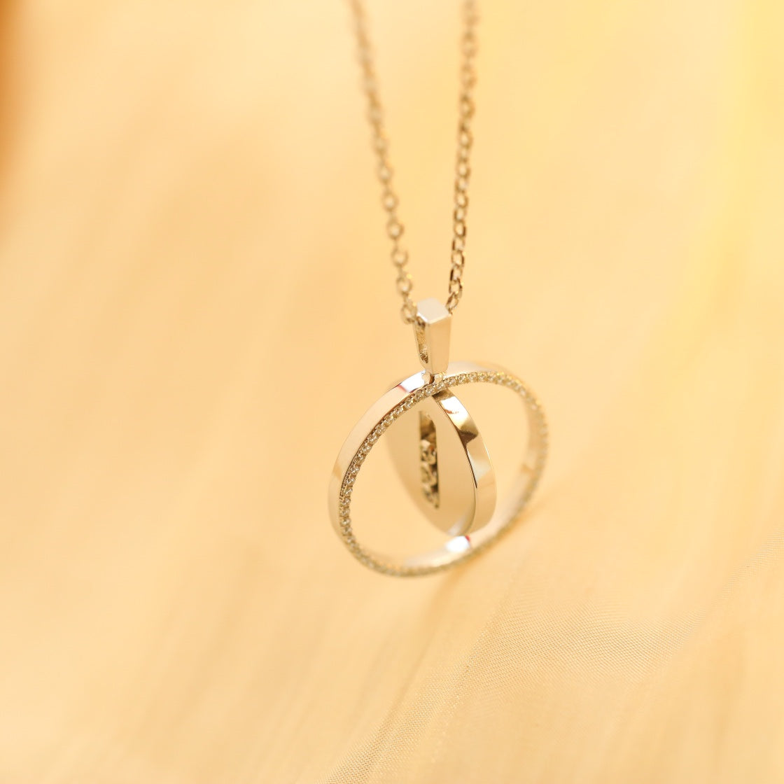 [⭐Spark]Demo MOVE MM SILVER DIAMOND NECKLACE