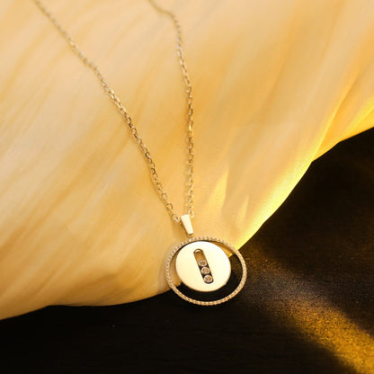 [⭐Spark]Demo MOVE MM SILVER DIAMOND NECKLACE