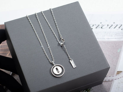[⭐Spark]Demo MOVE PM NECKLACE SILVER DIAMOND