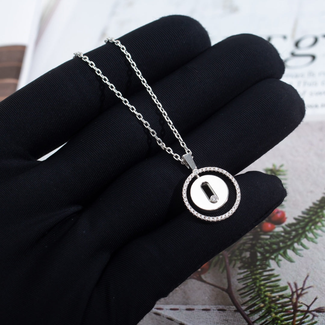 [⭐Spark]Demo MOVE PM NECKLACE SILVER DIAMOND