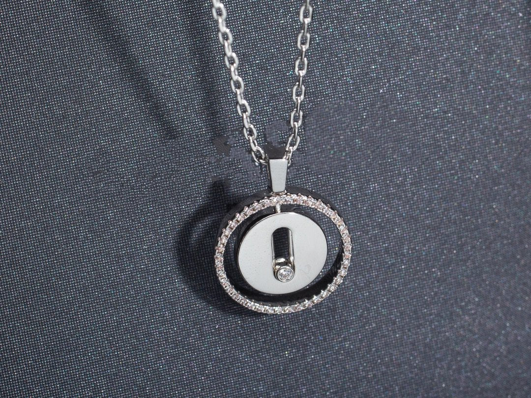 [⭐Spark]Demo MOVE PM NECKLACE SILVER DIAMOND
