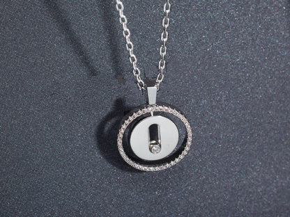 [⭐Spark]Demo MOVE PM NECKLACE SILVER DIAMOND