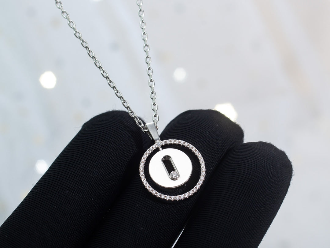 [⭐Spark]Demo MOVE PM NECKLACE SILVER DIAMOND
