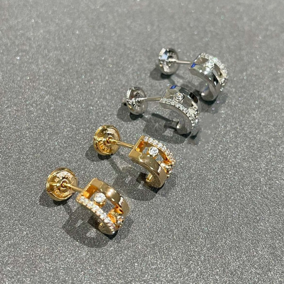 [⭐Spark]MOVE ROMANE EARRINGS DIAMOND