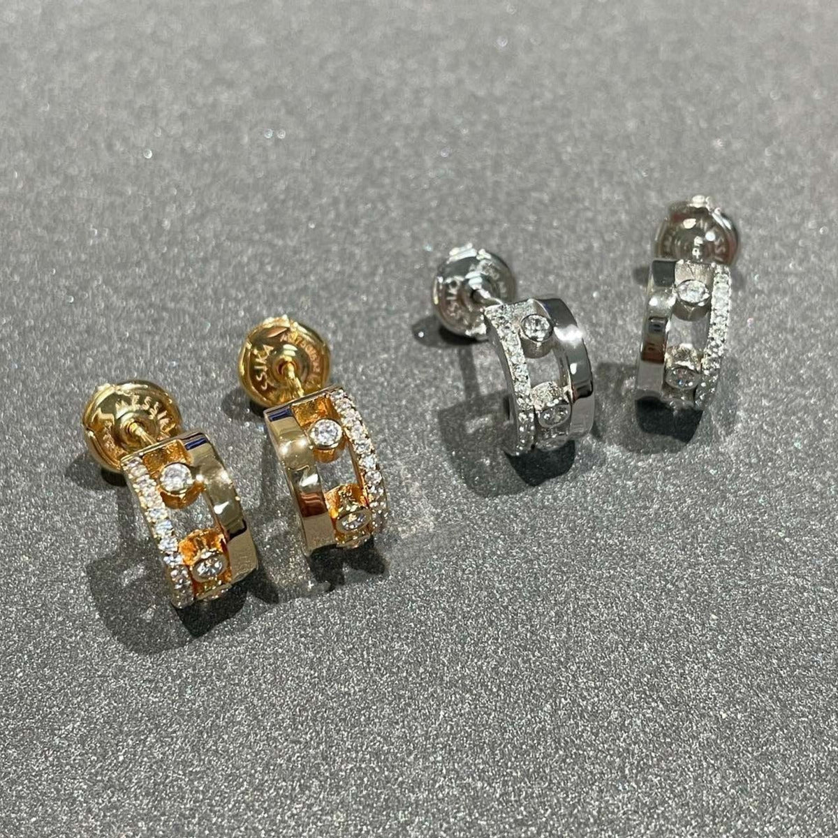 [⭐Spark]MOVE ROMANE EARRINGS DIAMOND