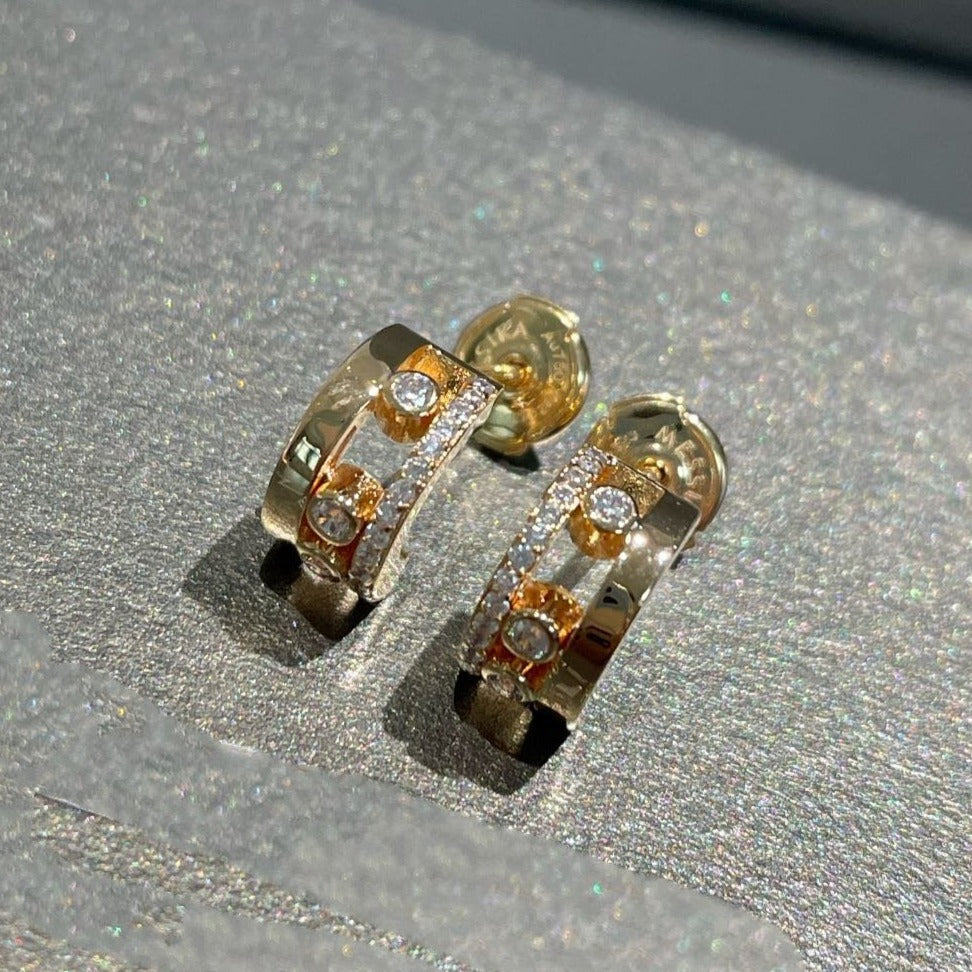 [⭐Spark]MOVE ROMANE EARRINGS DIAMOND