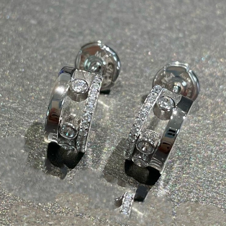[⭐Spark]MOVE ROMANE EARRINGS DIAMOND