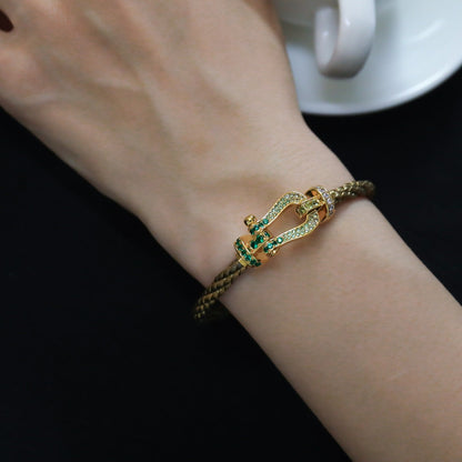 [⭐Spark]FORCE 10 GOLD GREEN DIAMOND PAVED