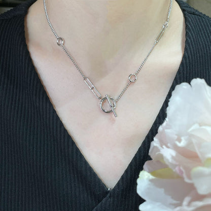 [⭐Spark]HM STERLING CHAINE D'ANCRE HEART