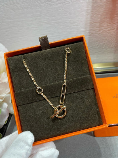 [⭐Spark]HM STERLING CHAINE D'ANCRE HEART