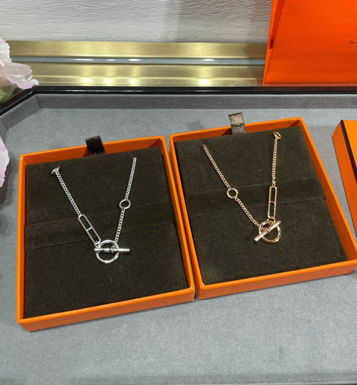 [⭐Spark]HM STERLING CHAINE D'ANCRE HEART