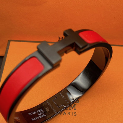 [⭐Spark]CLIC HM SO BLACK RED BRACELET