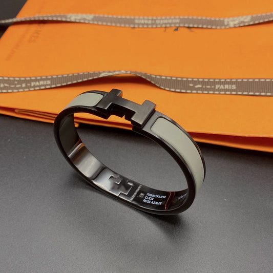 [⭐Spark]CLIC HM SO BLACK GREY BRACELET