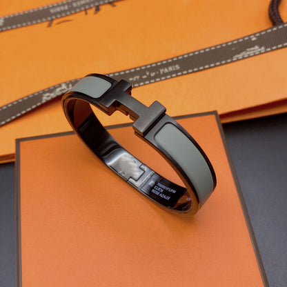 [⭐Spark]CLIC HM SO BLACK GREY BRACELET