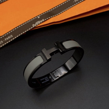 [⭐Spark]CLIC HM SO BLACK GREY BRACELET