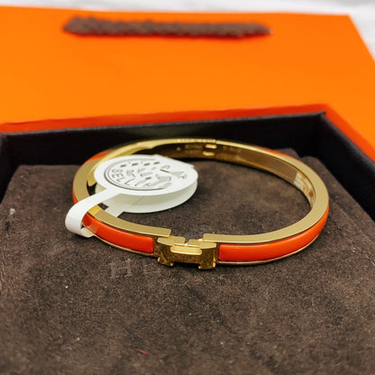 [⭐Spark]CLASSIC HM CLIC RED 8MM ENAMEL BRACELET