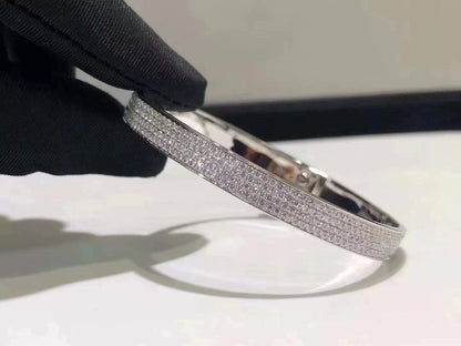 [⭐Spark]HM KELLY BRACELET IN SILVER AND FULL PAVE DIAMOND