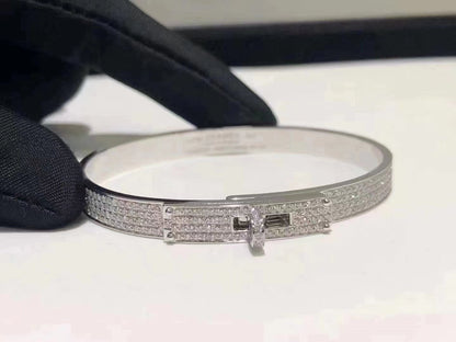 [⭐Spark]HM KELLY BRACELET IN SILVER AND FULL PAVE DIAMOND