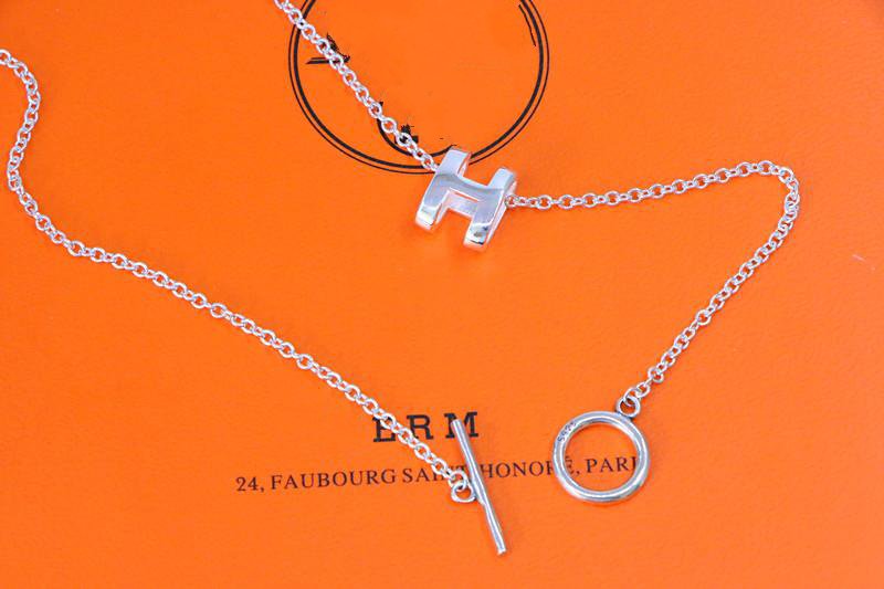 [⭐Spark]HM NECKLACE H LETTER OVAL SERIES