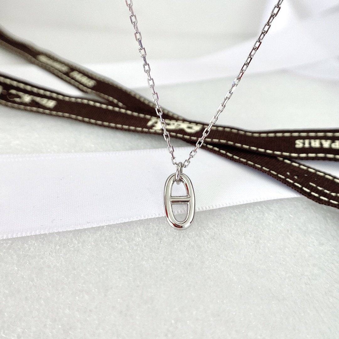 [⭐Spark]HM PIG NOSE NECKLACE