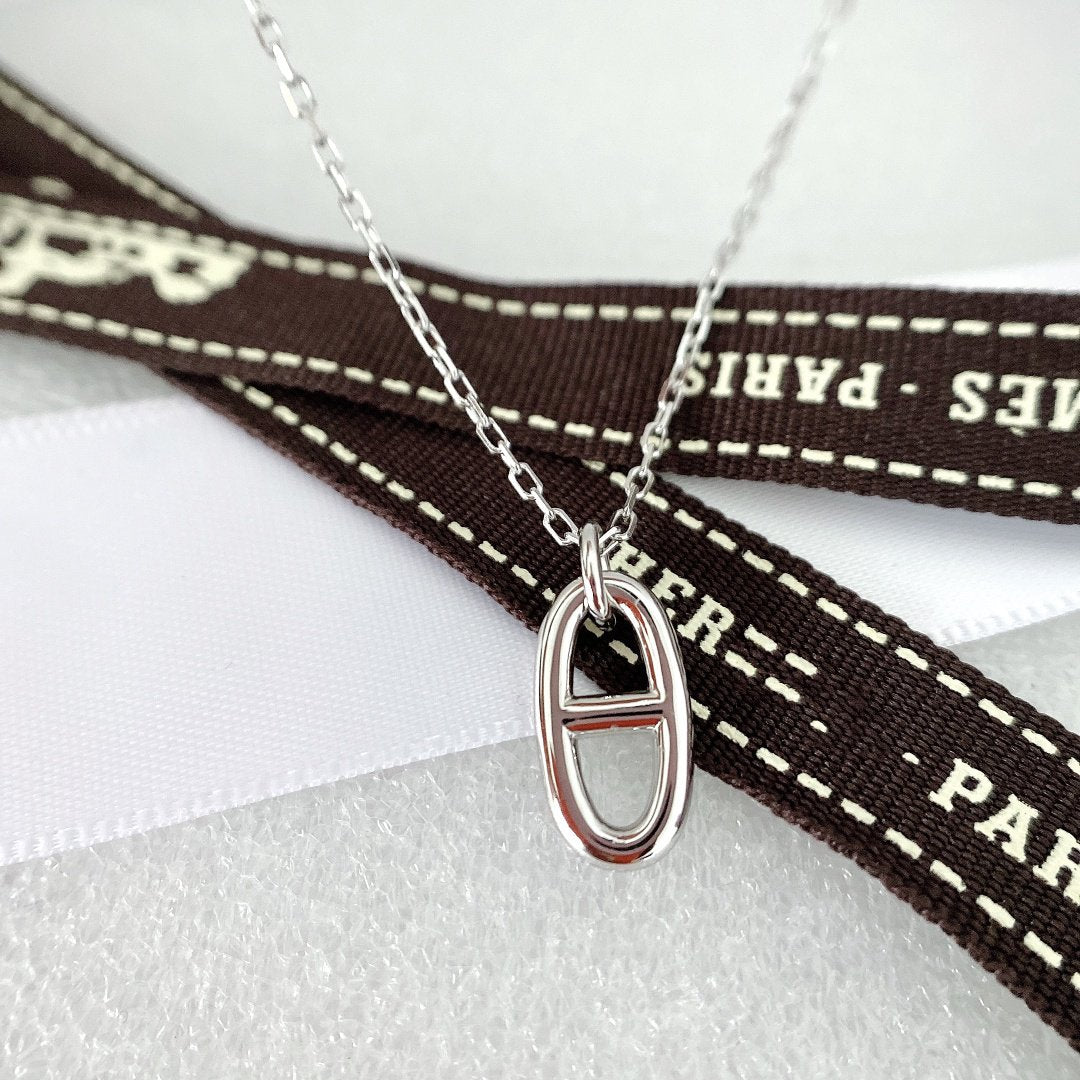 [⭐Spark]HM PIG NOSE NECKLACE