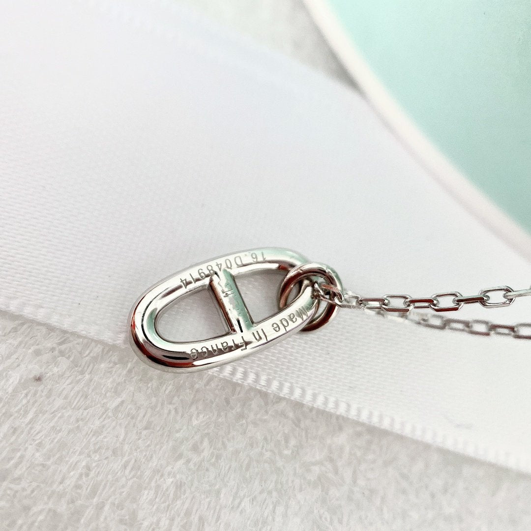 [⭐Spark]HM PIG NOSE NECKLACE
