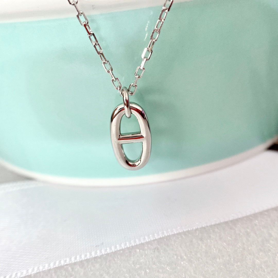 [⭐Spark]HM PIG NOSE NECKLACE