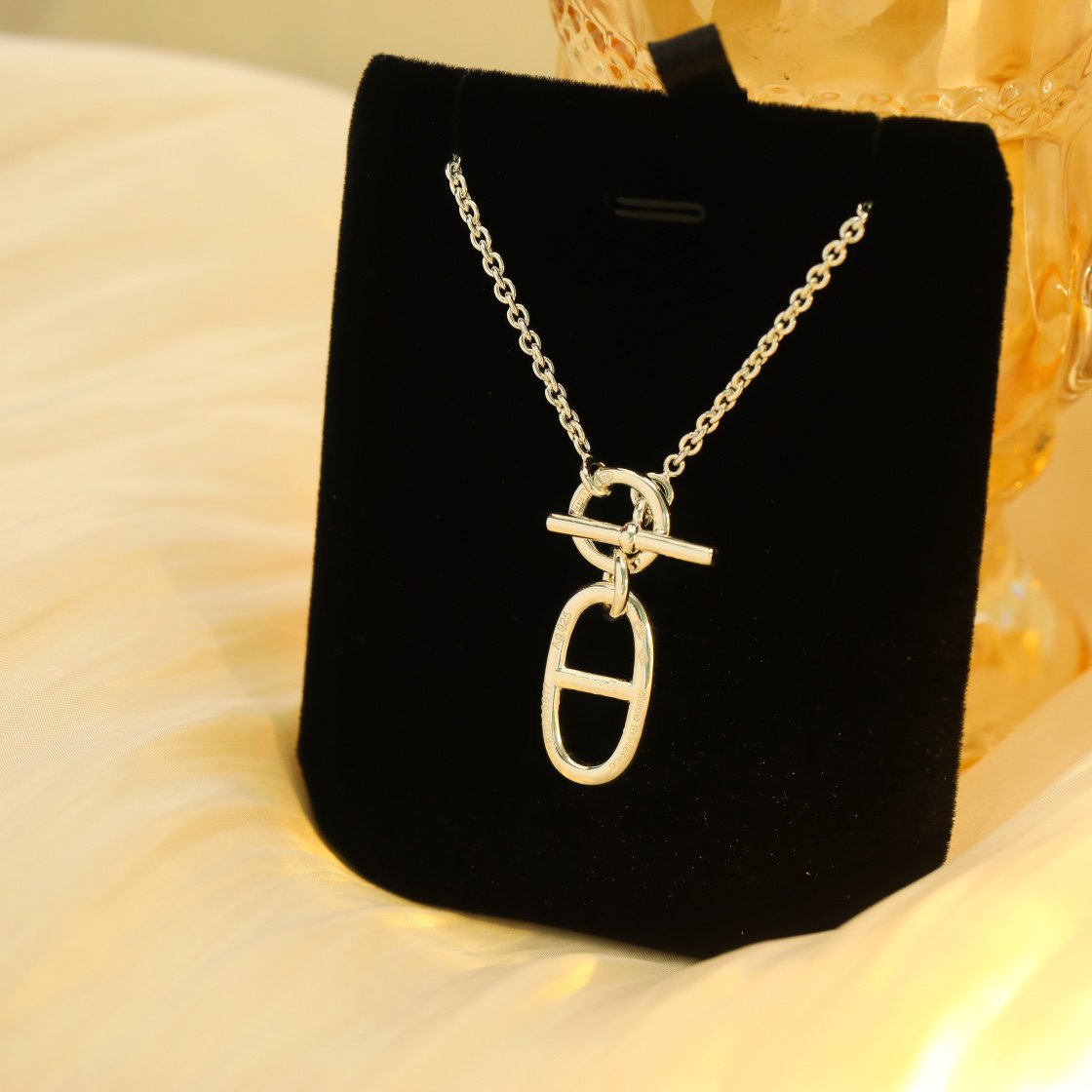 [⭐Spark]HM CHAINE D'ANCRE PENDANT NECKLACE STERLING SILVER