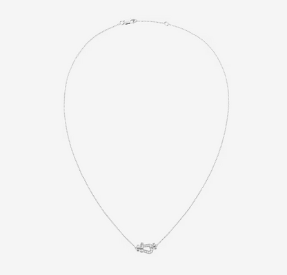 [⭐Spark]FORCE 10 DIAMOND SILVER NECKLACE MINI MODEL