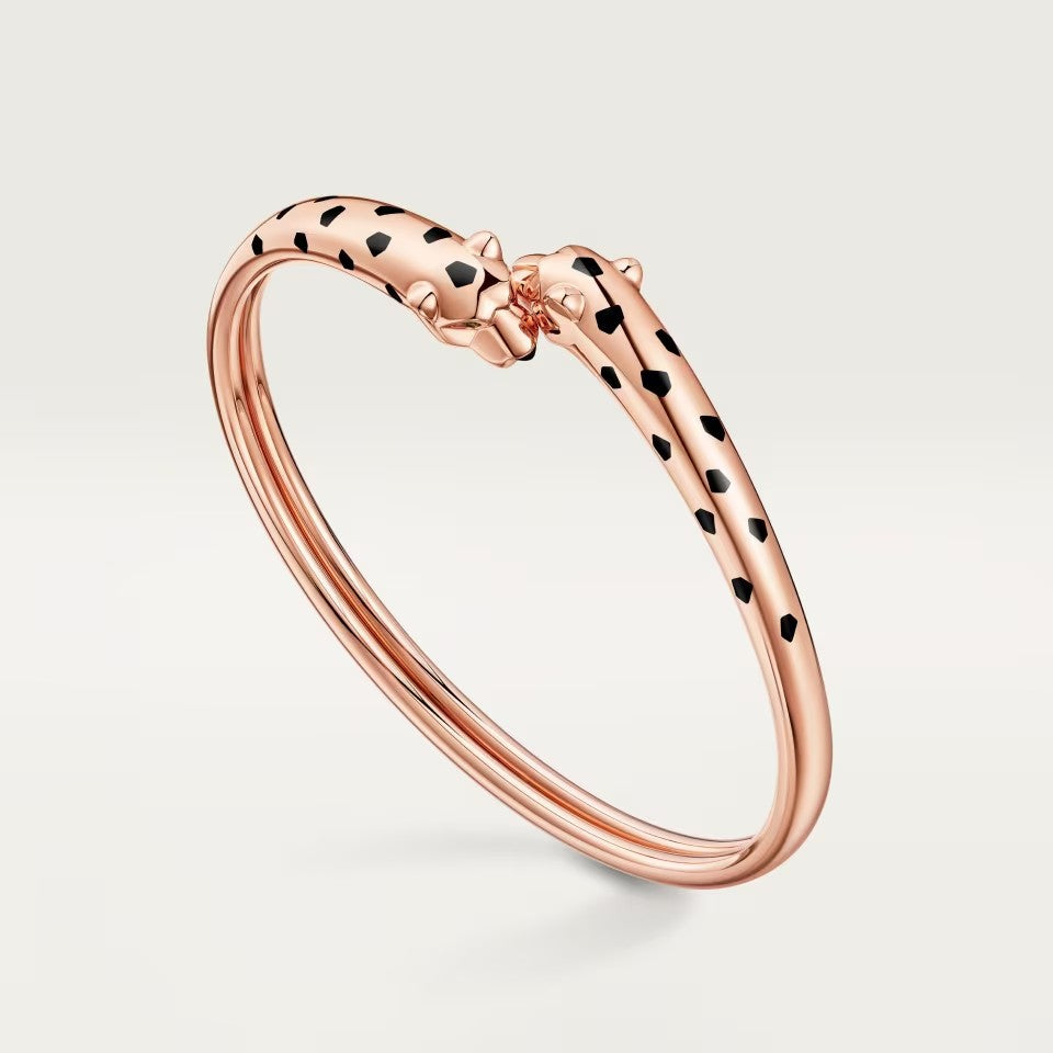 [⭐Spark]PANTHERE DOUBLE HEADED OPEN BRACELET