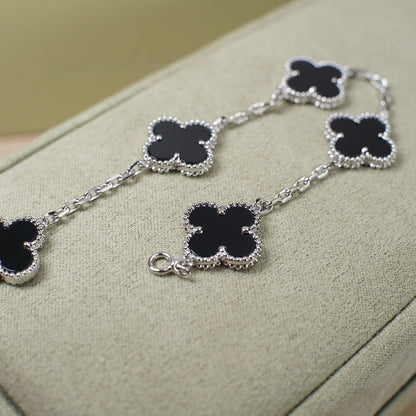 [⭐Spark] CLOVER 5 MOTIF ONYXS BRACELET COLLECTION