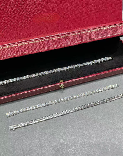[⭐Spark jewelrys]TENNIS BRACELET WITH FULL DIAMOND SETTING