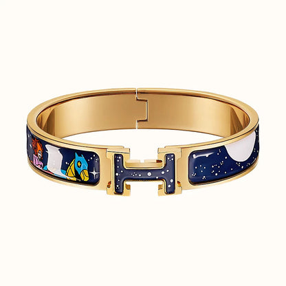 [⭐Spark]H STAR AND MOON BRACELET 12MM
