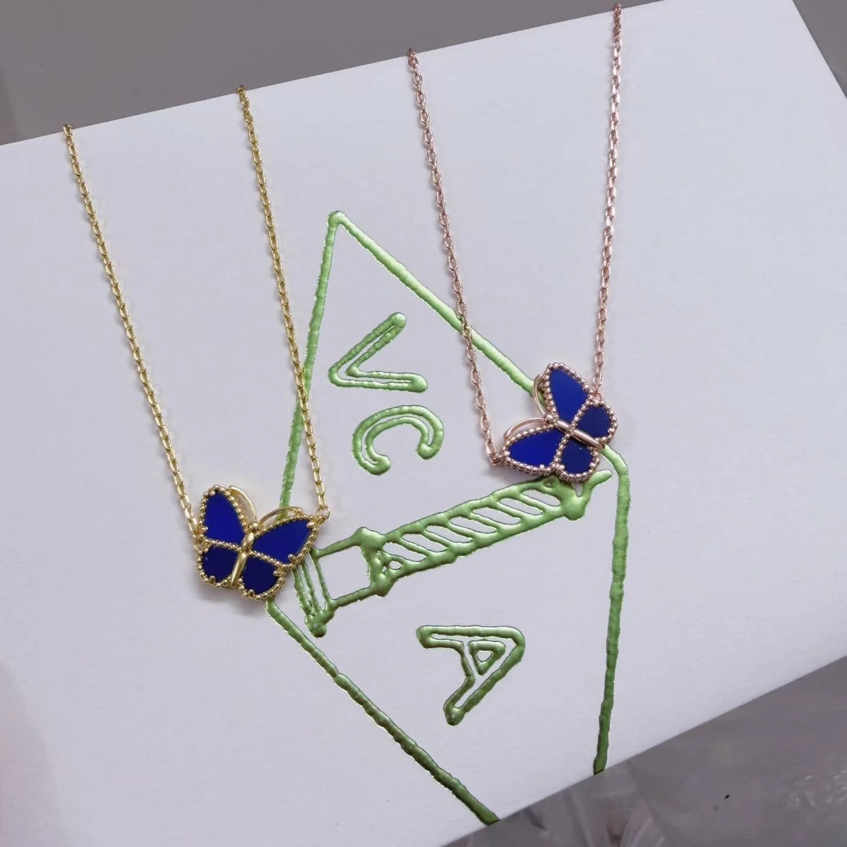 [⭐Spark]  2026 NEW LUCKY BUTTERFLY 1 MOTIFS NECKLACE