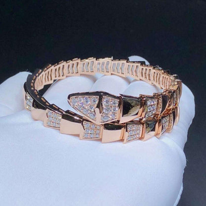 [⭐Spark]SERPENTI BRACELET PINK GOLD DIAMOND
