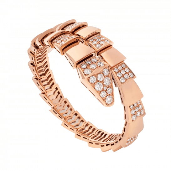 [⭐Spark]SERPENTI BRACELET PINK GOLD DIAMOND