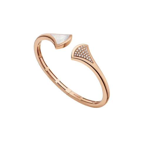 [⭐Spark]DREAM BRACELET OPEN PINK GOLD MOP DIAMOND
