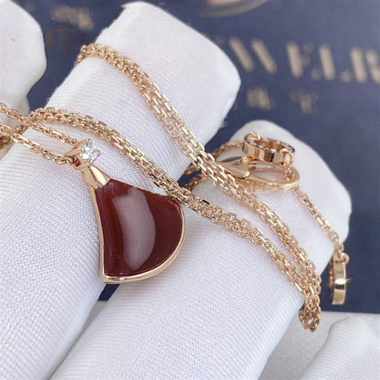 [⭐Spark]DREAM NECKLACE CARNELIAN 1 DIAMOND