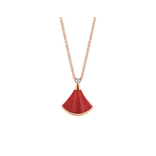 [⭐Spark]DREAM NECKLACE CARNELIAN 1 DIAMOND